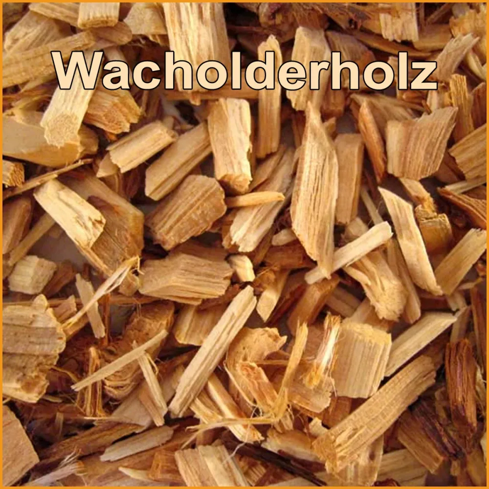 Räucherholz - WACHOLDER HOLZ - geschnitten