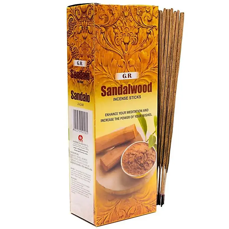 Räucherstäbchen Sandelholz Sechseck-Packung