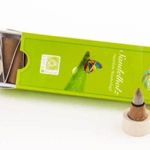 Sandelholz Räucherkegel - Green Line 16 g (10 Kegel)