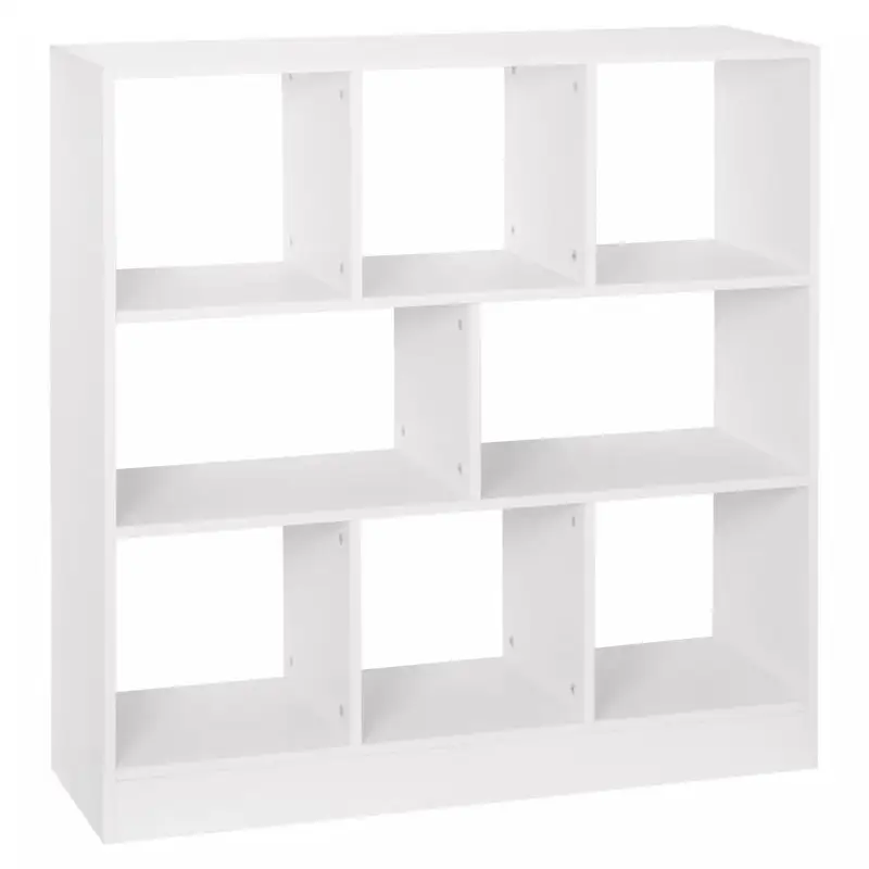 BukkitBow – Geräumiges offenes Bücherregal – 8 Fächer – Sicheres Design – Vielseitig einsetzbar – 97,5 x 30 x 100 cm
