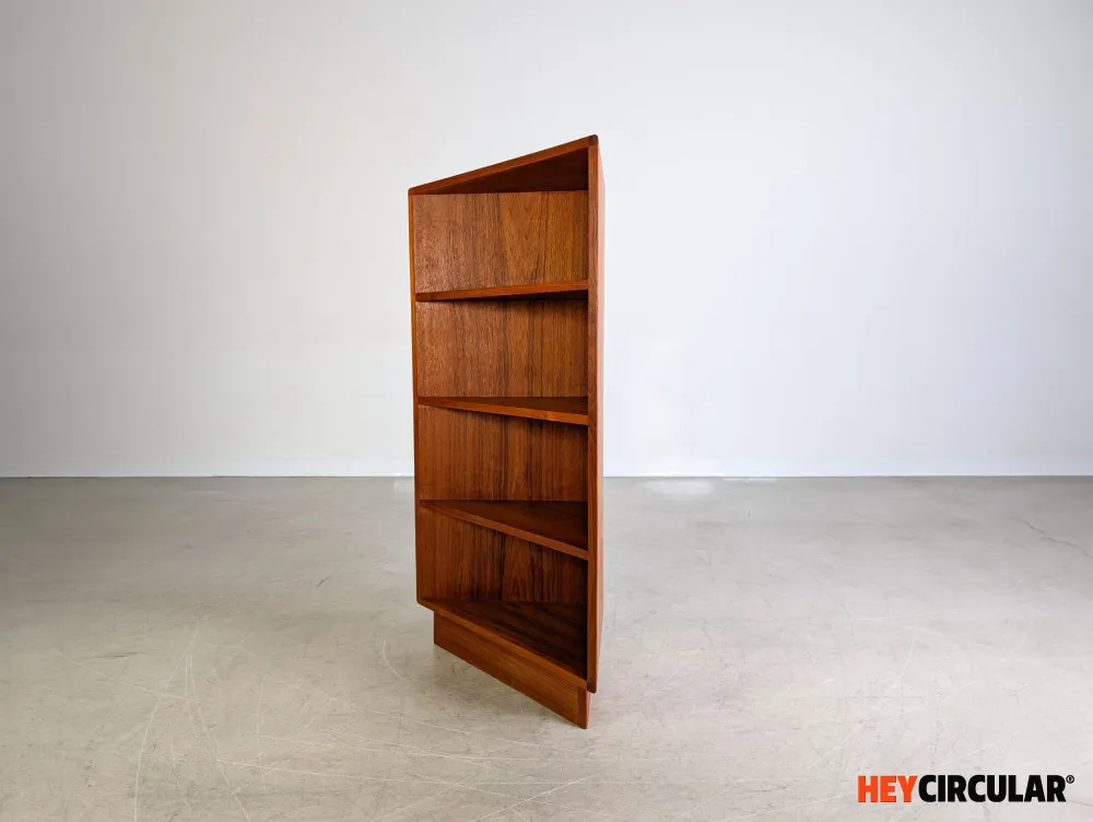 Midcentury Eckregal Bücherregal Teak danish design Vintage 1960