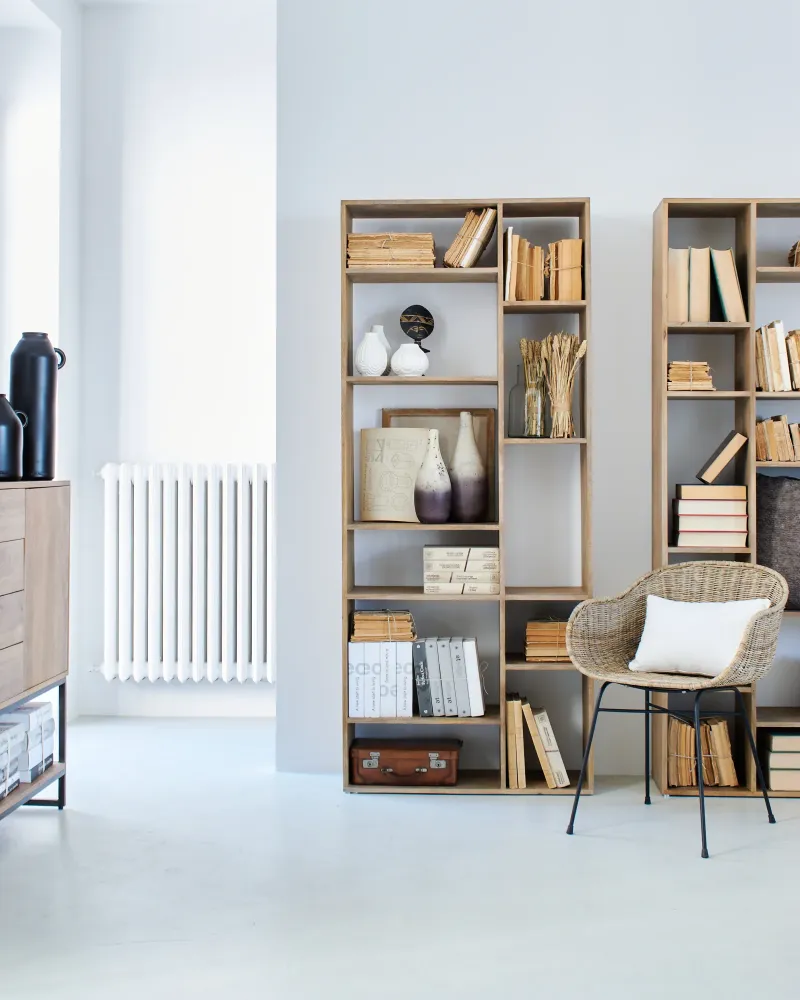 Skyline 80 cm modulares Bücherregal aus Holz