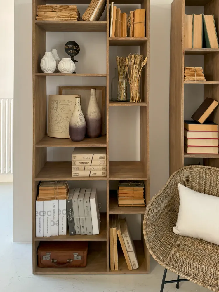 Skyline 80 cm modulares Bücherregal aus Holz