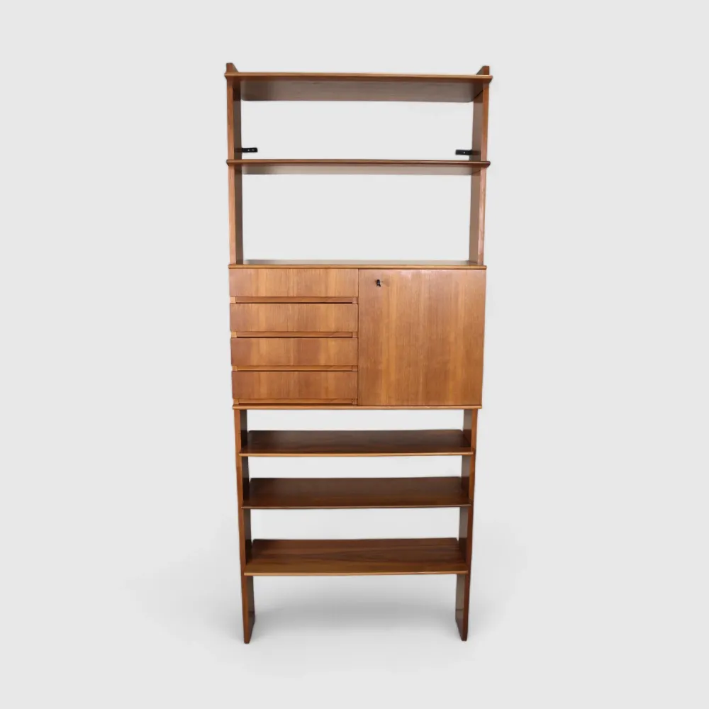 Vintage Design Wandschrank Bücherregal 2