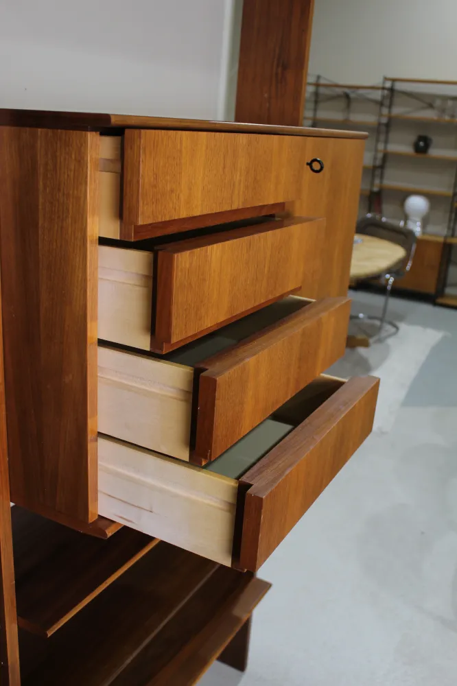 Vintage Design Wandschrank Bücherregal 2