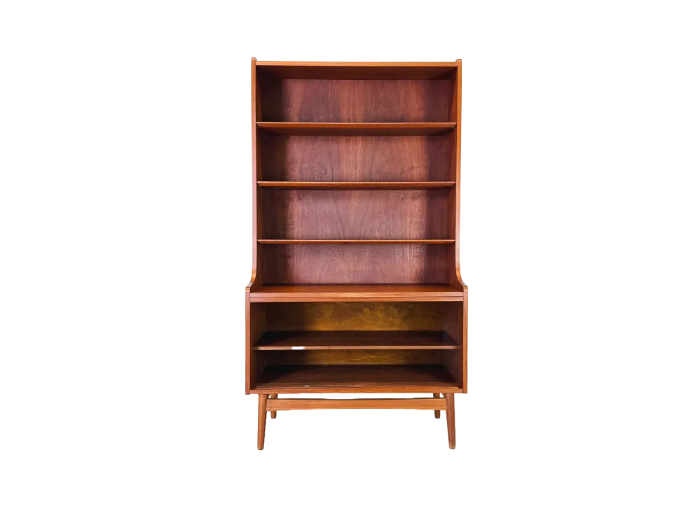 Vintage Mid Century Bücherregal Teak danish design 1960 Johannes Sorth