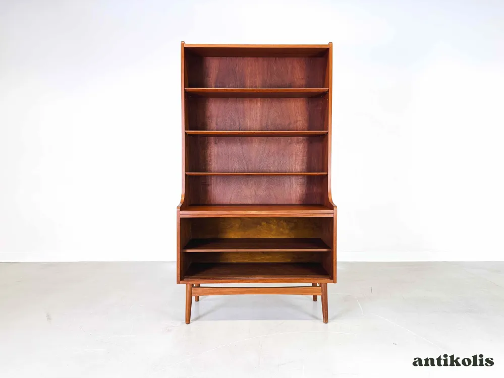 Vintage Mid Century Bücherregal Teak danish design 1960 Johannes Sorth