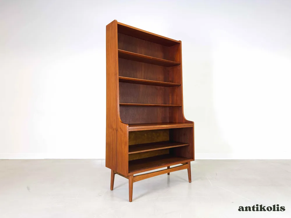Vintage Mid Century Bücherregal Teak danish design 1960 Johannes Sorth