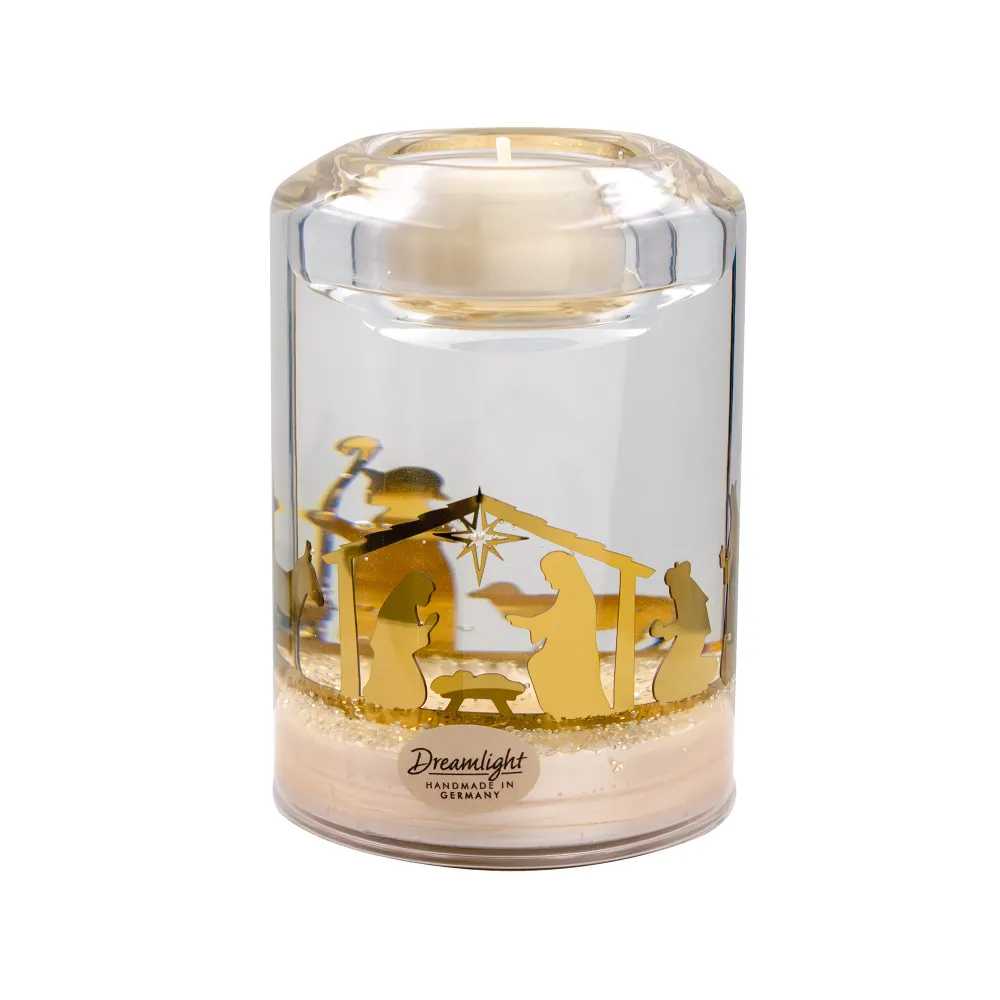 Dreamlight mit Krippenszene (Teelichthalter)