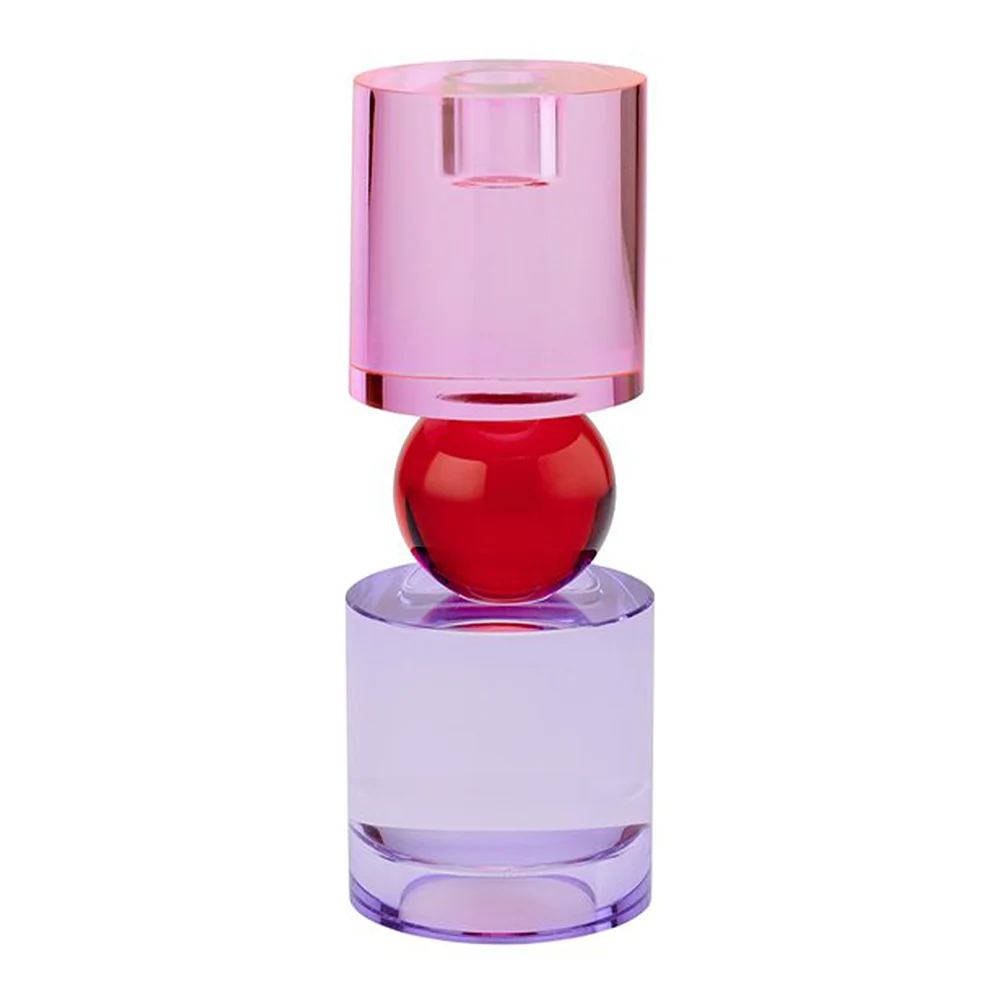 Kerzen- - Teelichthalter SARI rosa, rot, flieder