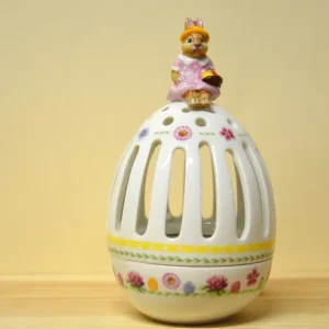 Villeroy & Boch Bunny Tales Teelichthalter Ei mit Osterhäsin NEU