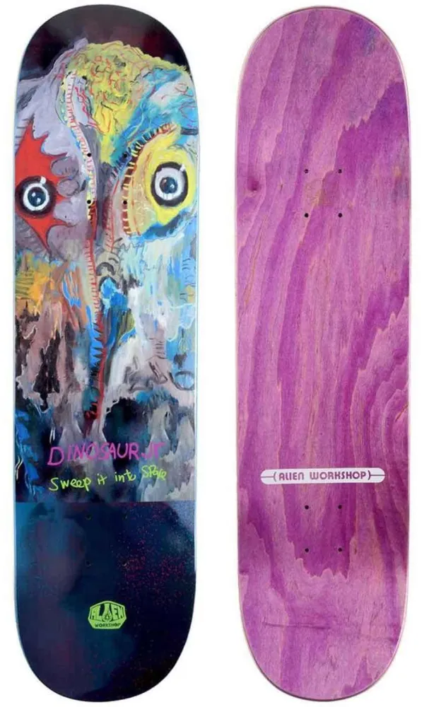 Alien Workshop X Dinosaur Junior Sweep It Into Space 8.25 Deck