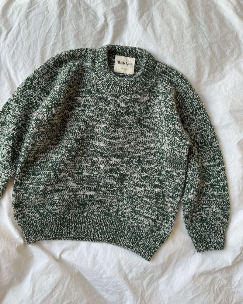 Anleitung Petite knit-melange sweater junior