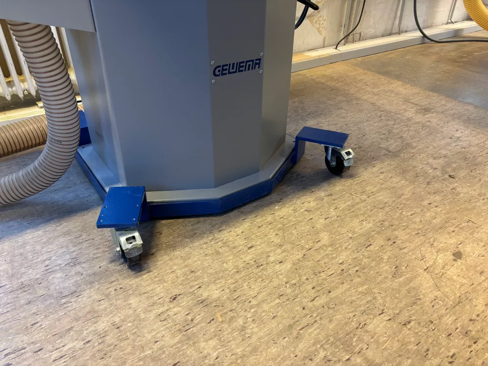Kantenschleifmaschine Rehnen R1 Junior mit Fahrwerk