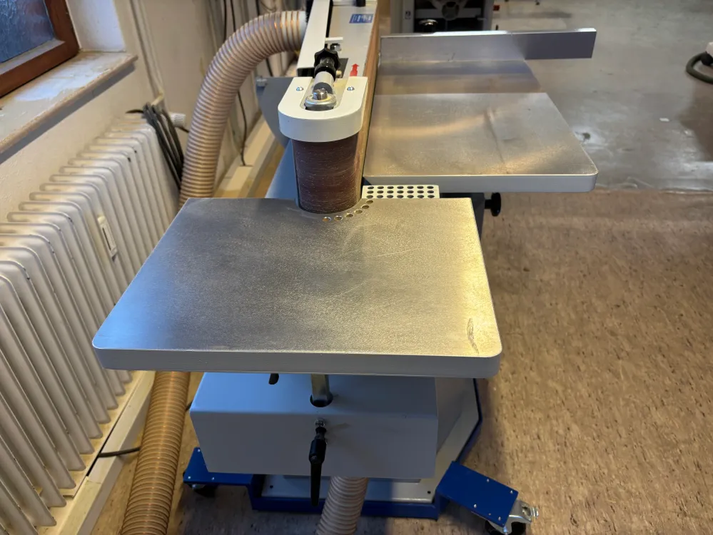 Kantenschleifmaschine Rehnen R1 Junior mit Fahrwerk