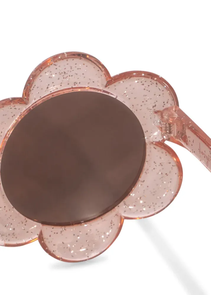 Konges Slojd - Sonnenbrille - Junior Flower - Glitter Rose - (5 - 10 Jahre)