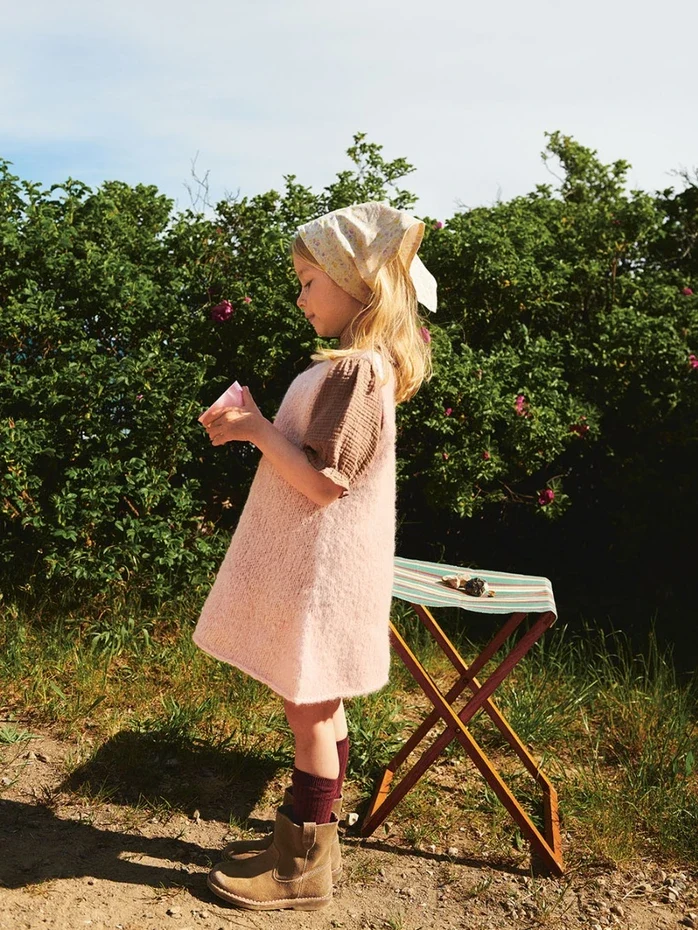 Meadow Dress Junior - Strickanleitung Sandnes