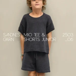 Mio Tee & Short Junior 2503_06 Sandnes Garn