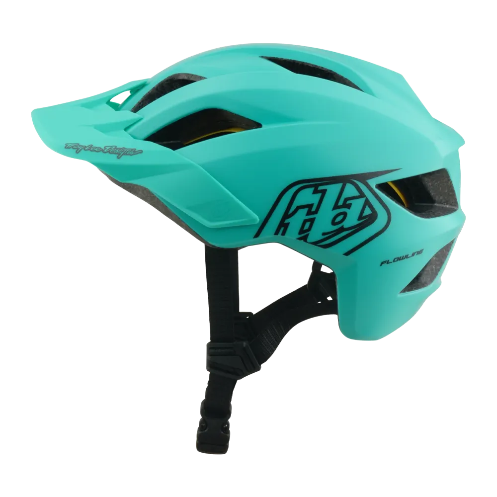 MTB-Helm TROY LEE DESIGNS FLOWLINE POINT MIPS Junior Charcoal/Grün