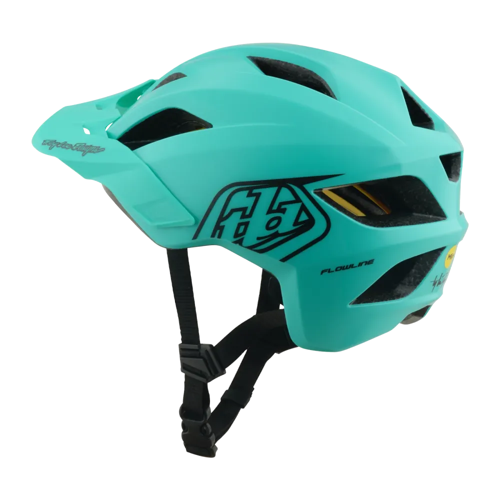 MTB-Helm TROY LEE DESIGNS FLOWLINE POINT MIPS Junior Charcoal/Grün