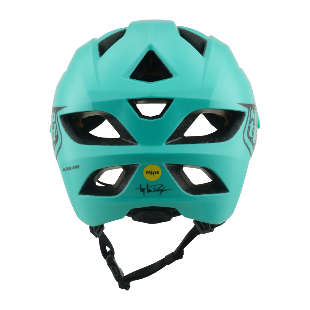MTB-Helm TROY LEE DESIGNS FLOWLINE POINT MIPS Junior Charcoal/Grün