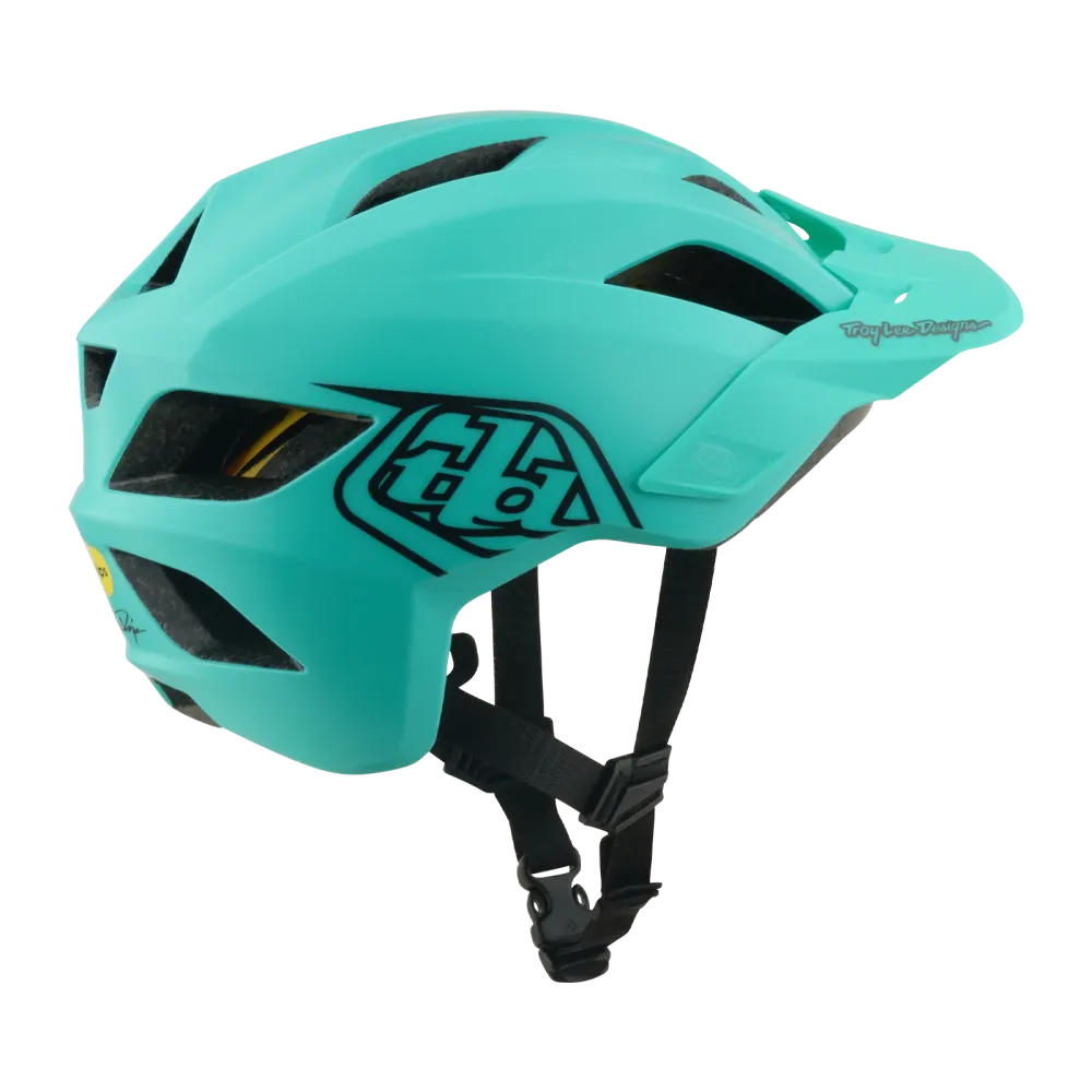 MTB-Helm TROY LEE DESIGNS FLOWLINE POINT MIPS Junior Charcoal/Grün