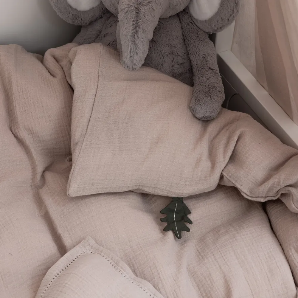 Musselin Junior Bettwäsche (SE maßen) - Sebra Sleep - Seabreeze beige