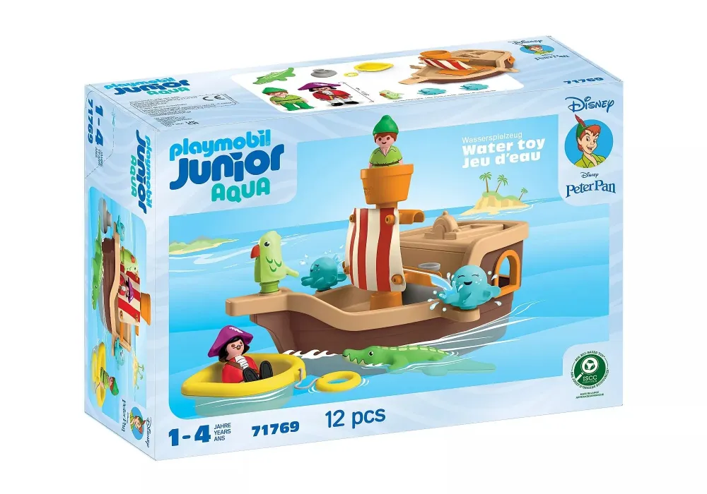 PLAYMOBIL 71769 Junior Aqua & Disney: Peter Pans Piratenschiff