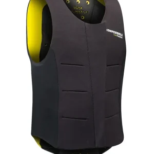 Pro Junior Ballistic Weste mit Rückenprotektor black/yellow 128