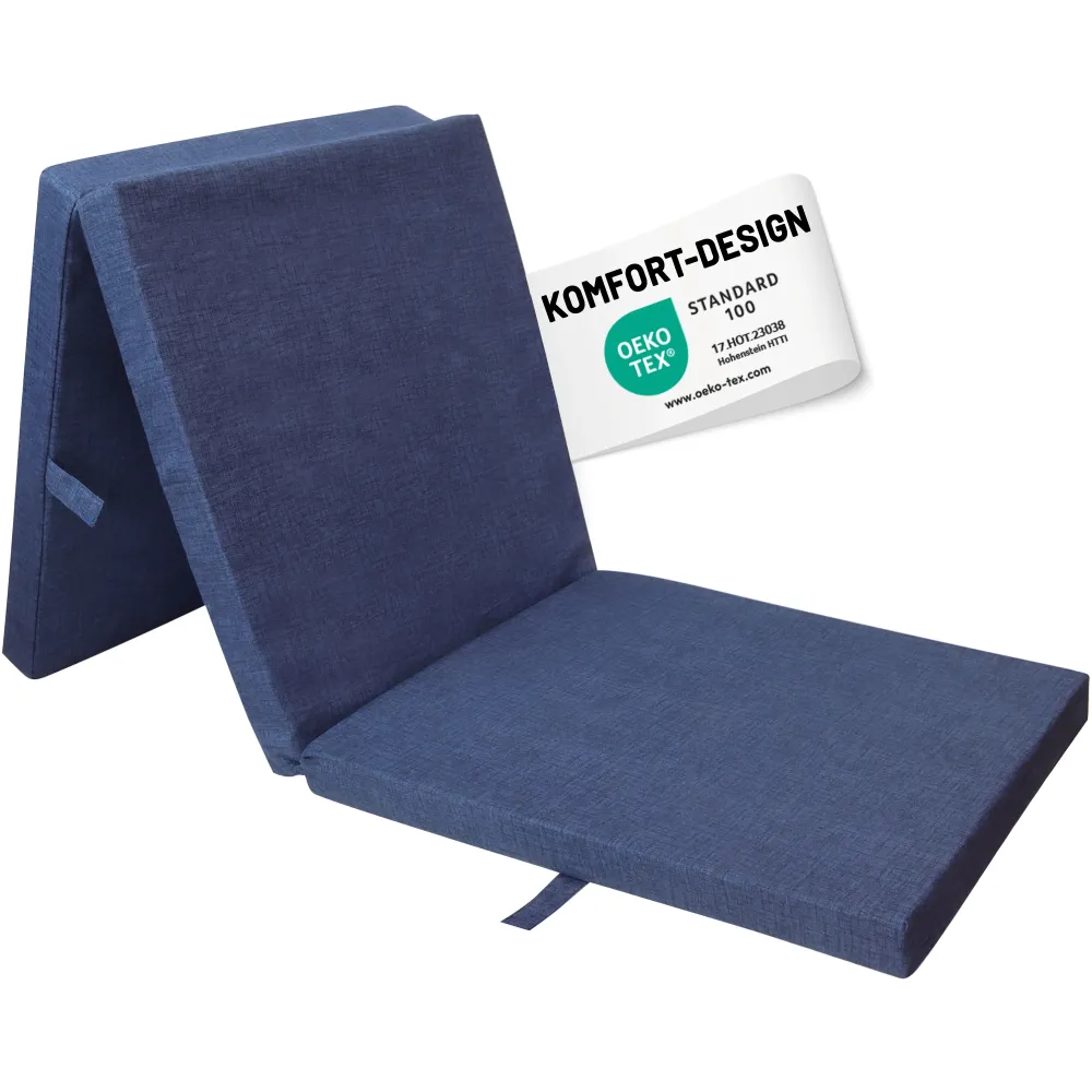 RelaxXL Klappmatratze Junior Blau