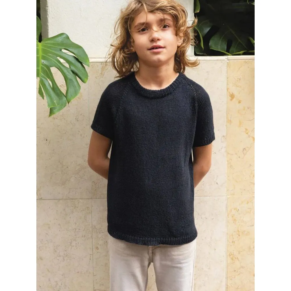 Shirt Robin Tee Junior Strickanleitung - Sandnes Garn (Heft)