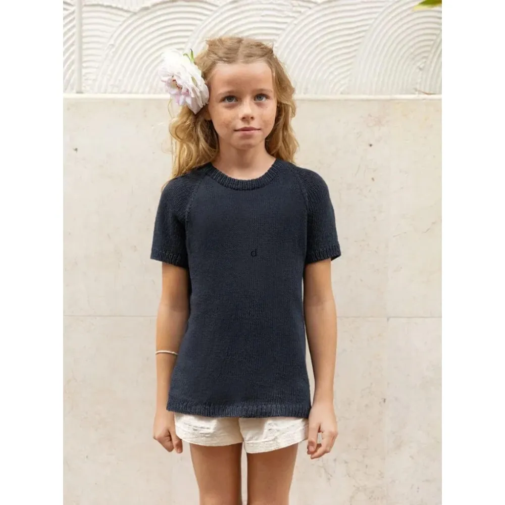 Shirt Robin Tee Junior Strickanleitung - Sandnes Garn (Heft)
