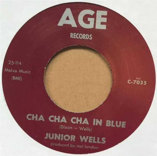 Single - VA - Ricky Allen - Cut You Loose / Junior Wells - Cha Cha Cha Blue