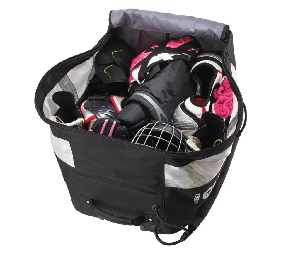 Tasche Eishockey mit Rollen Grit Cube junior 26 Zoll