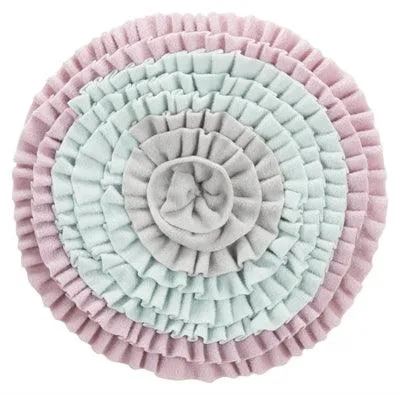Trixie Junior Schnüffelmatte Soft Pink/Mintgrün/Grau - Niedliche Schnüffelmatte - 38 x 38 cm