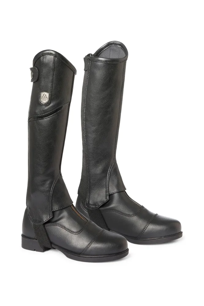 Veganza Young Kinder Chaps Black Junior XS