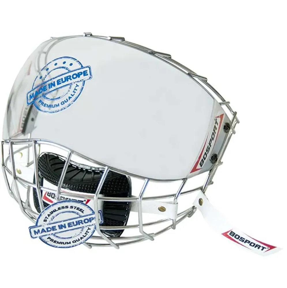 Vollvisier Eishockey mit Gitter Convex junior f. Eishockeyhelm