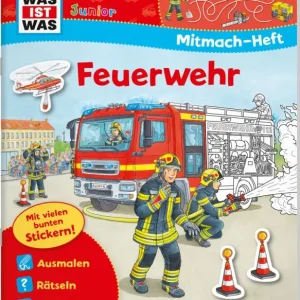 WAS IST WAS Junior Mitmach-Heft Feuerwehr