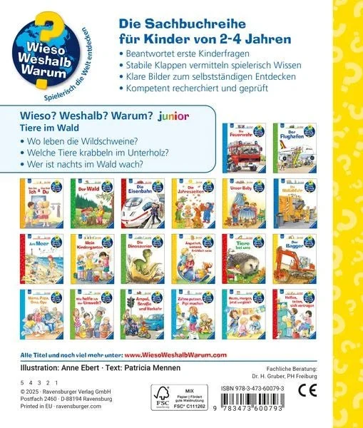 Wieso? Weshalb? Warum? junior, Band 77: Tiere im Wald