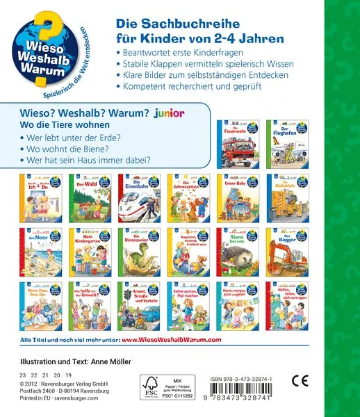 Wieso? Weshalb? Warum? Junior Bd. 46 - Wo die Tiere wohnen