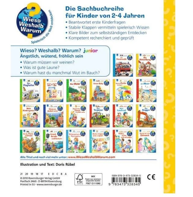 Wieso? Weshalb? Warum? junior: Ängstlich, wütend, fröhlich sein (Band 32)