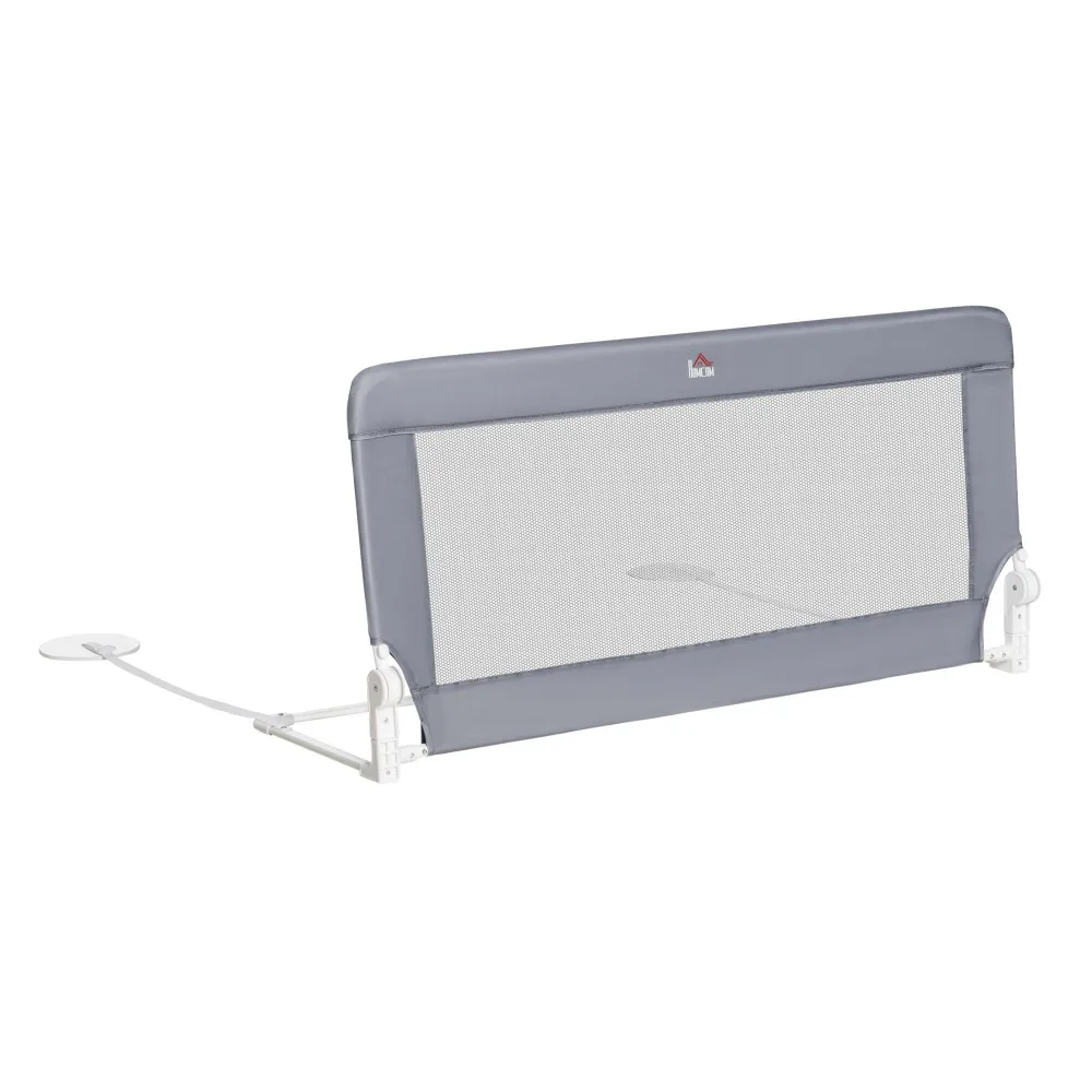 Bettschutzgitter klappbar waschbarer Stoffbezug für Kinder 1,5-5 Jahre, 120x40x60cm