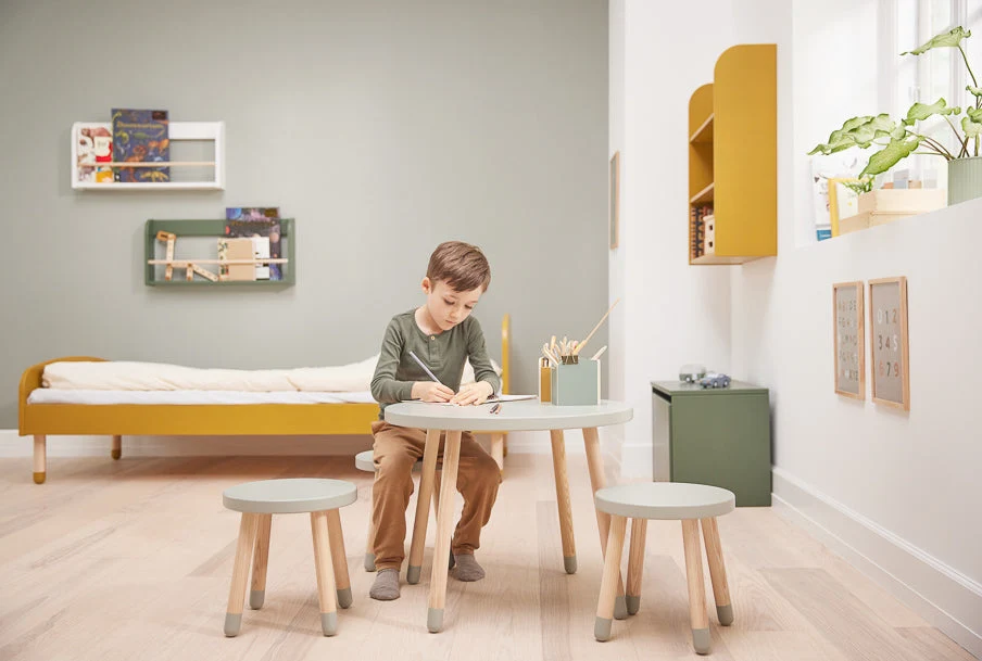 FLEXA, Kindertisch DOTS, green