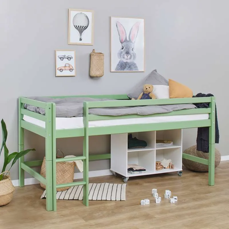 Hoppekids ECO Dream - Halbhöhe Modul - 90x200 - Pale Green