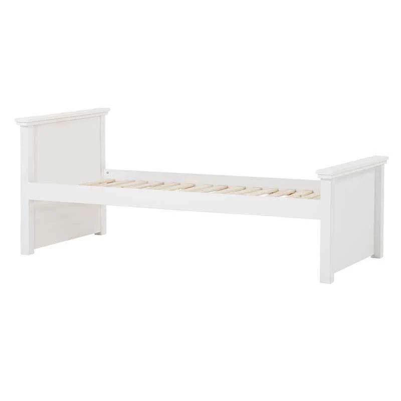 Hoppekids MAJA DELUXE - Einzelbett - 1 Hoch und 1 Mittel Giebel - 90x200cm - Weiß