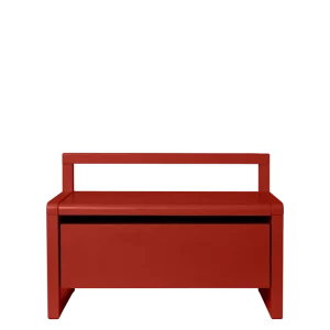 Little Architect Storage Bench - Poppy Red