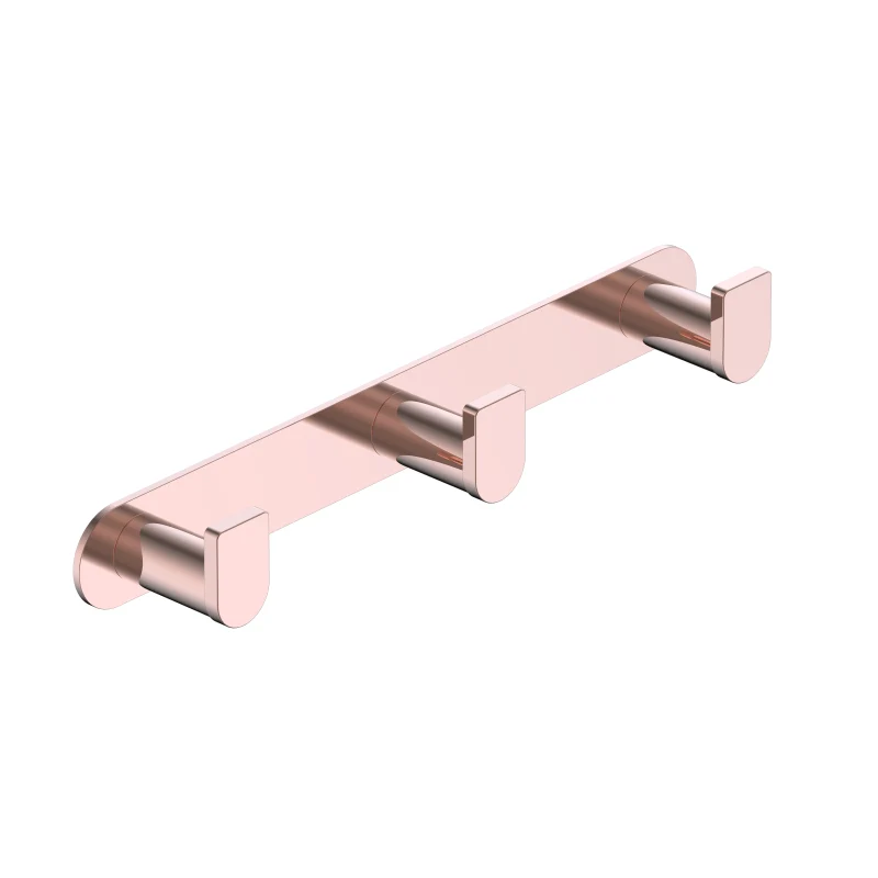 Imex - Dreifach-Kleiderbügel Praktisch gebürstetes Roségold