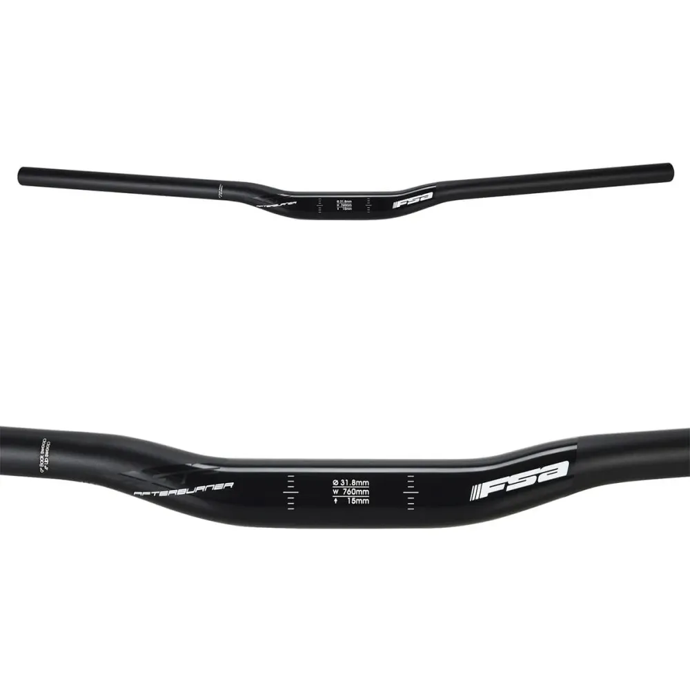 Kleiderbügel FSA AFTERBURNER Aluminium Rise 15mm 31.8/760mm Schwarz