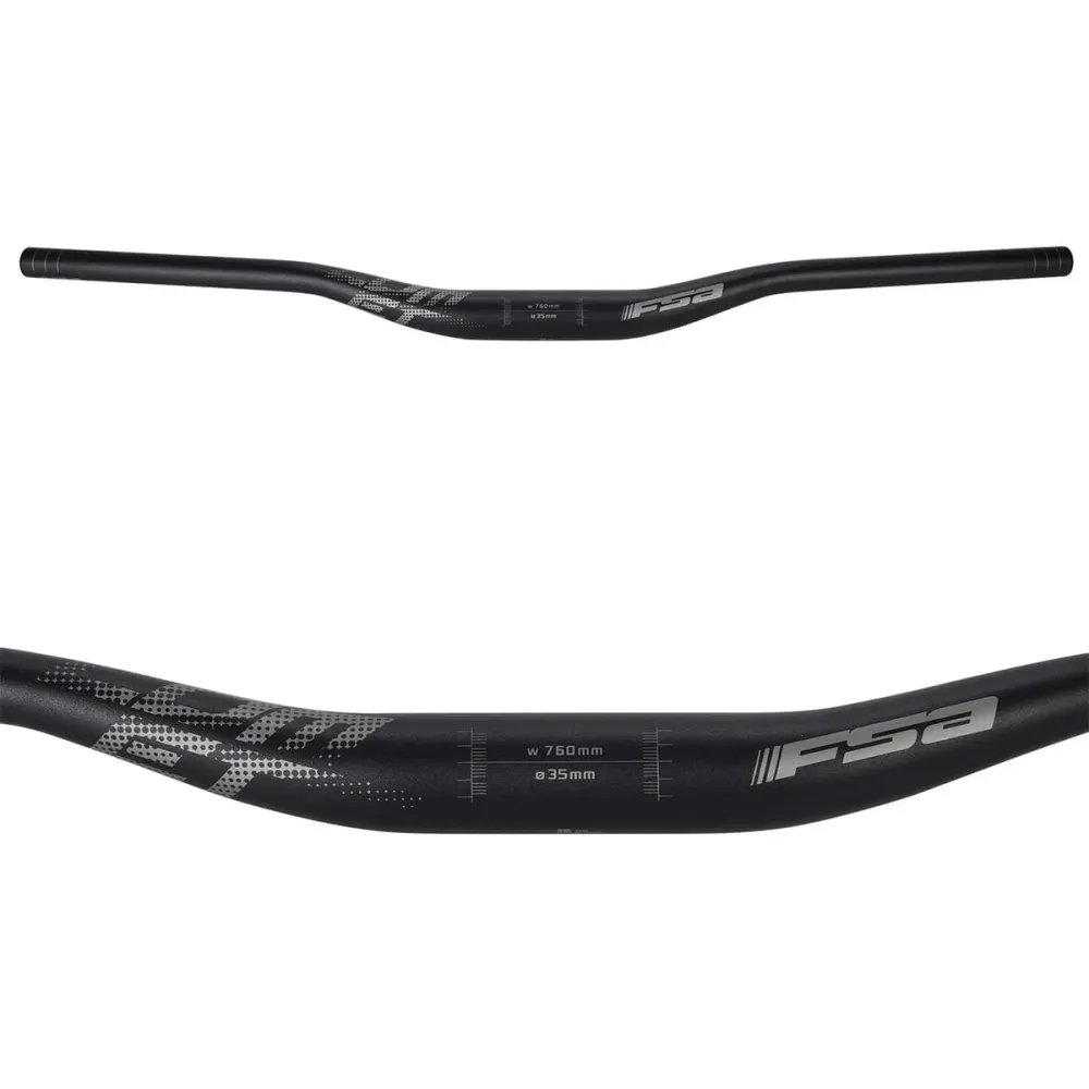 Kleiderbügel FSA COMET Aluminium Rise 25mm 35/760mm Schwarz