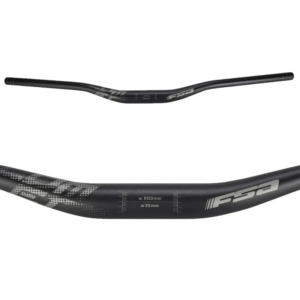 Kleiderbügel FSA COMET Aluminium Rise 25mm 35/800mm Schwarz